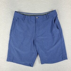 PUMA Shorts Mens 32 Blue 9" Inseam Hybrid Chino Performance Golf